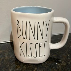 Rae Dunn - BUNNY KISSES - double sided mug